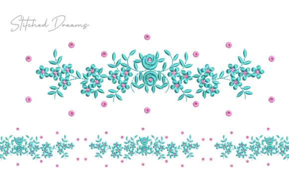 Embroidery Borders of Flowers: A Designer’s Craft Fair Review